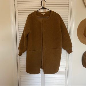 Madewell Bonded Sherpa Cocoon Coat